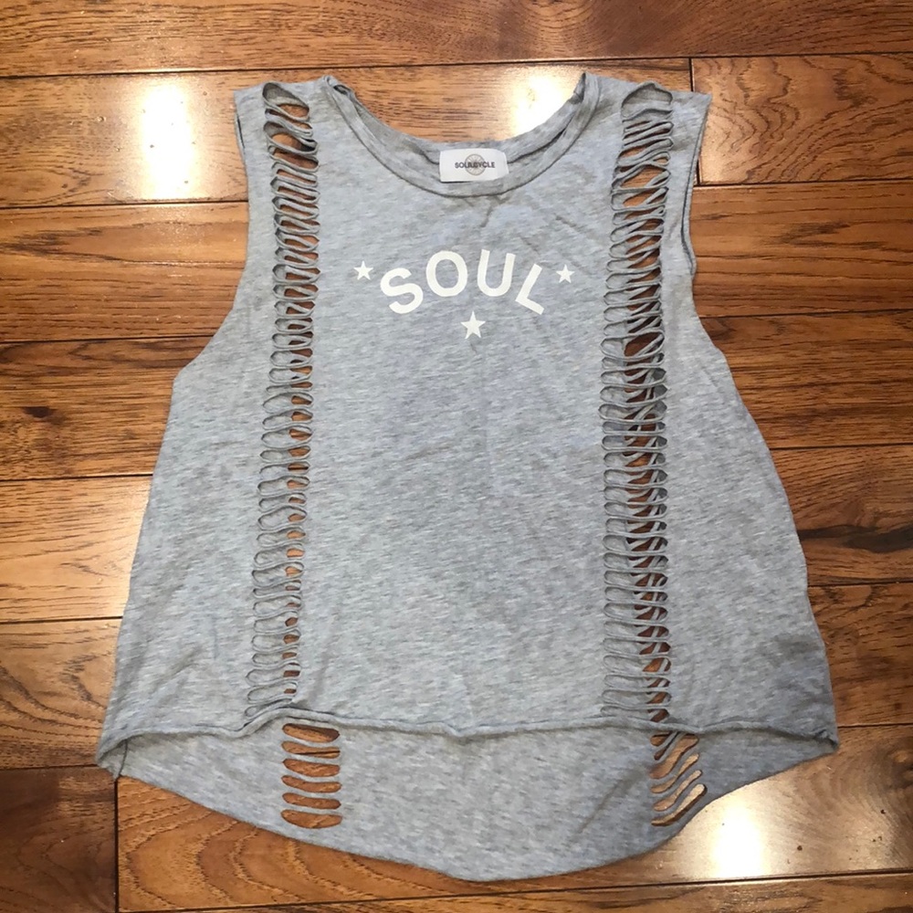 SoulCycle cut out tank